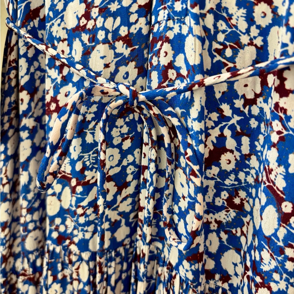 Apiece Apart Blue Trinidad Maxi Dress - Picture 7 of 8